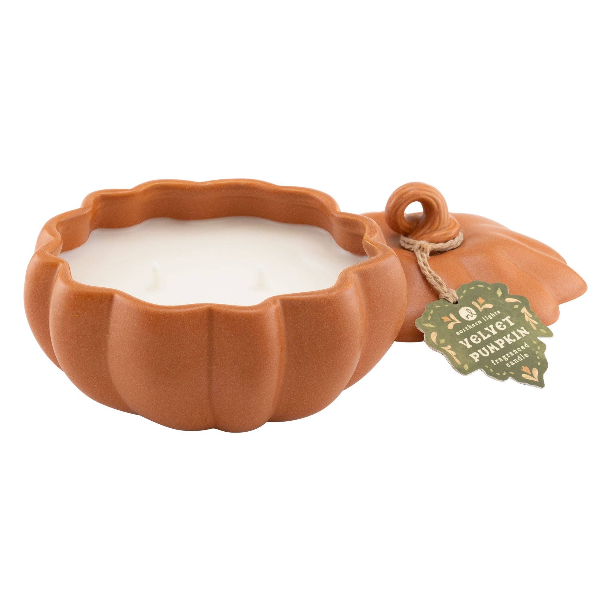 Grateful Glow Pumpkin Candles: White