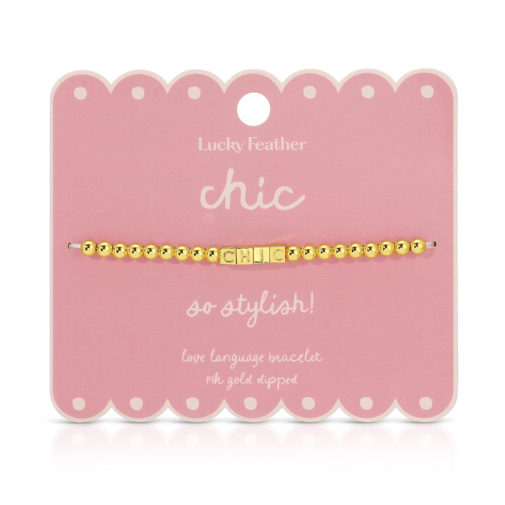 'Chic' Love Language Bracelet