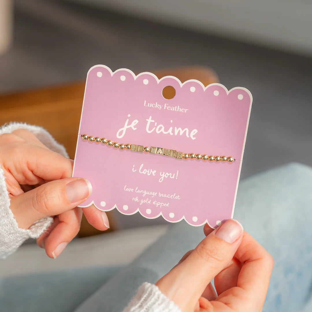 Je T’aime Love Language Bracelet