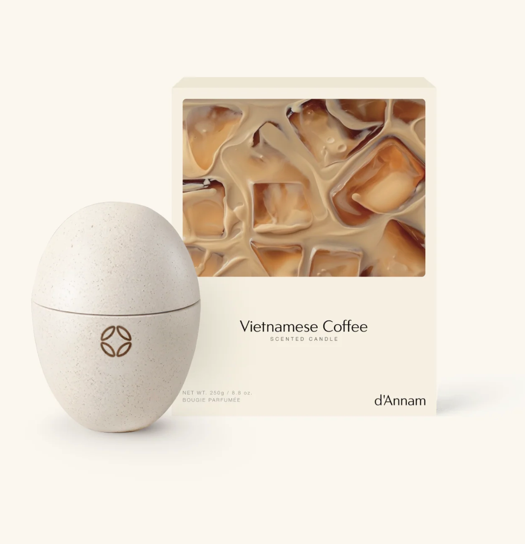 Vietnamese Coffee Egg Candle