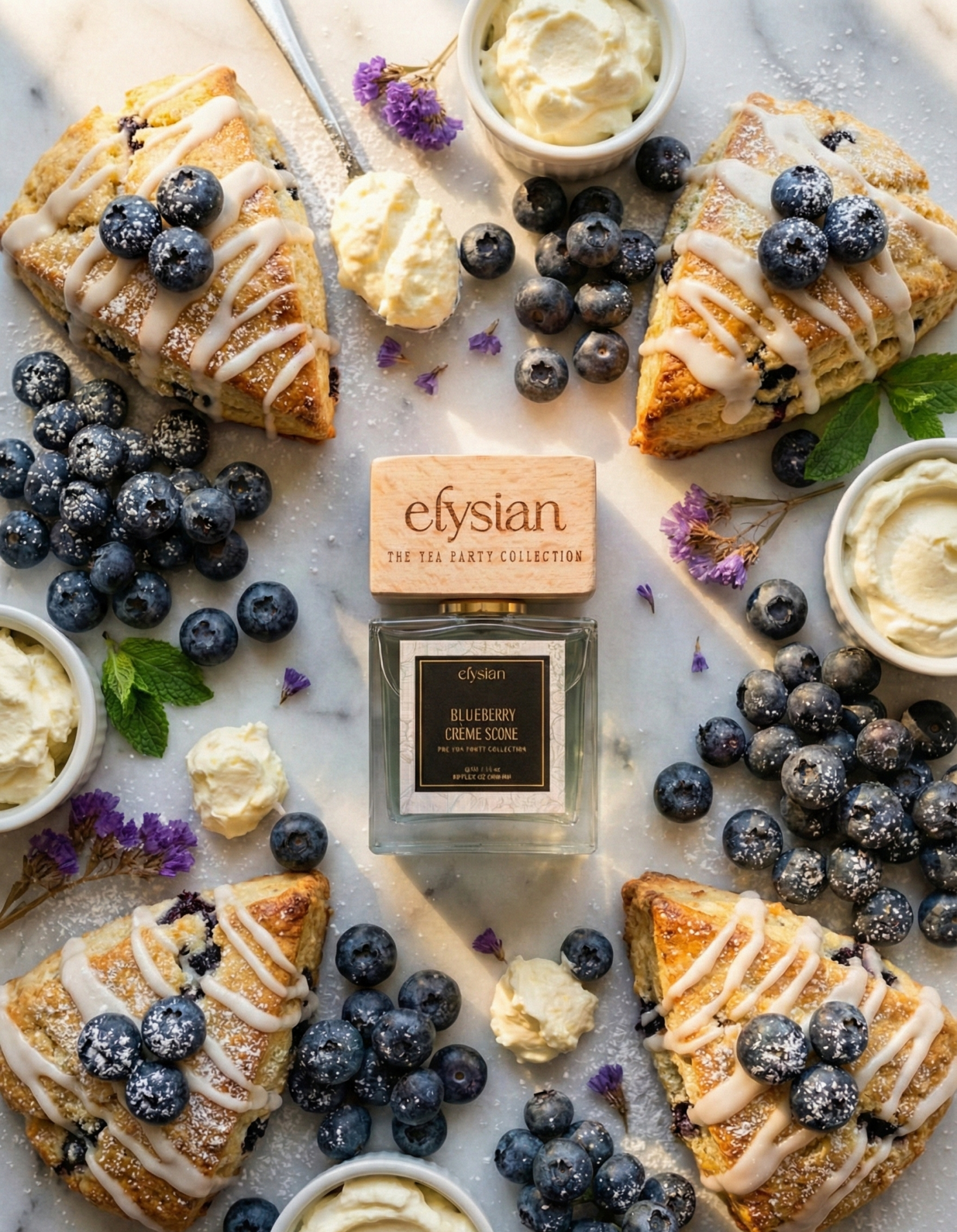 Blueberry Créme Scone - elysian