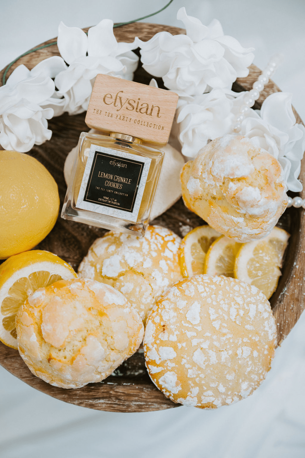 Lemon Crinkle Cookie - elysian