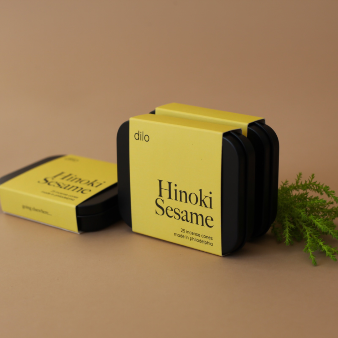 Hinoki Sesame Incense - dilo Elsewhere Collection