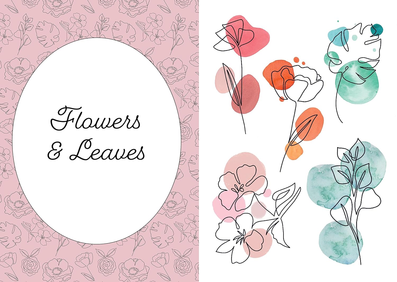 One-Line Drawing: Learn to Draw Florals, Portraits, and More Using a Single Line (15-Minute Drawing)