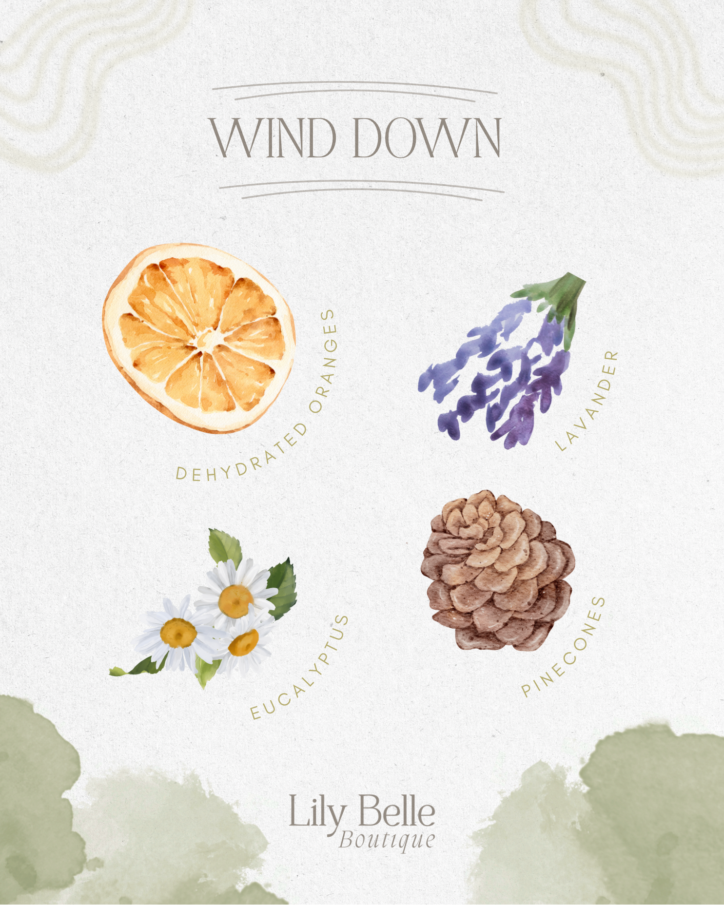 Wind Down Simmer Pot | Chamomile Orange Lavender