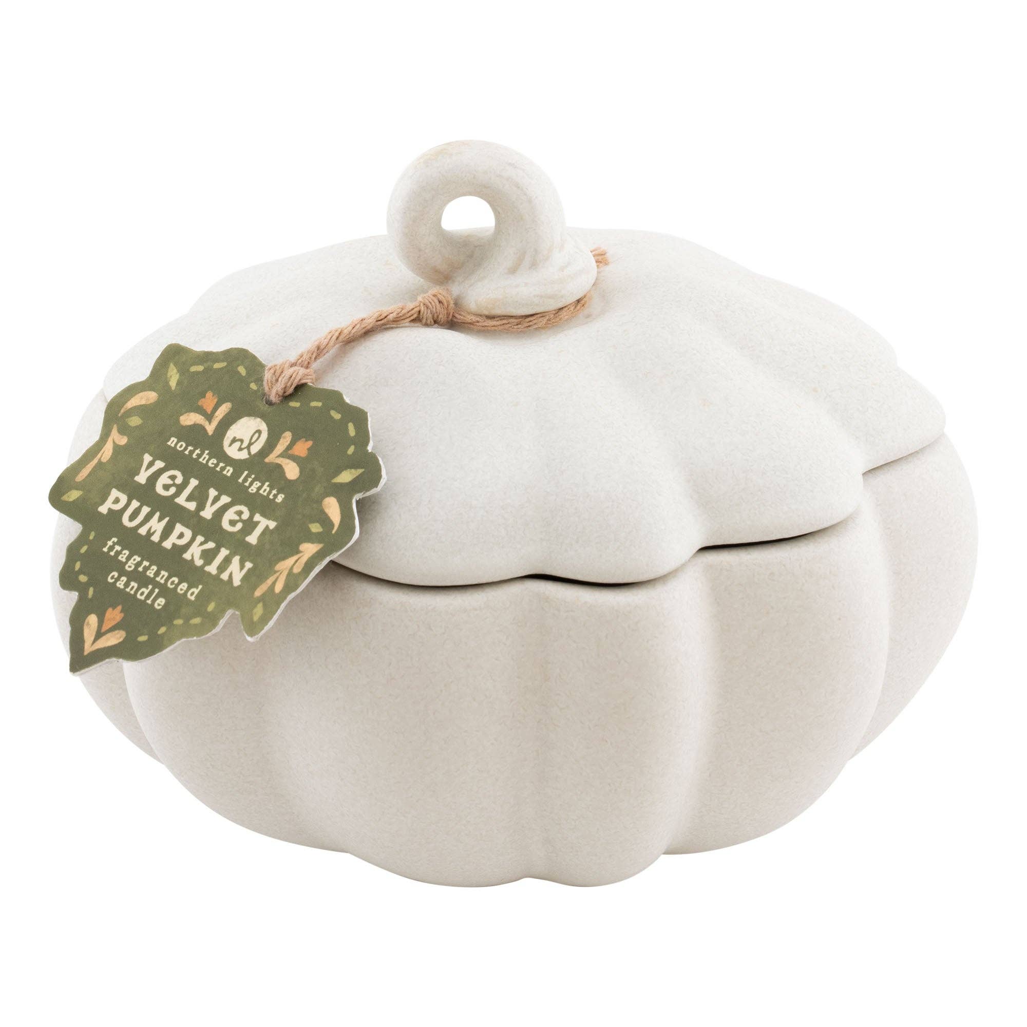 Grateful Glow Pumpkin Candles: White
