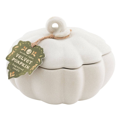 Grateful Glow Pumpkin Candles: White