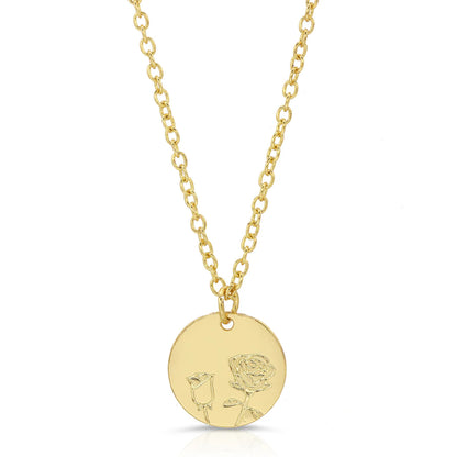 Botanical Necklace - Rose