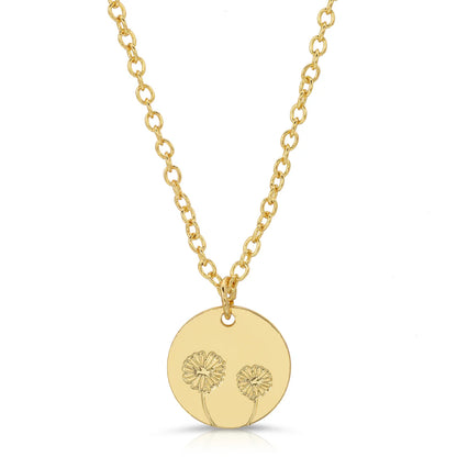 Botanical Necklace - Sunflower