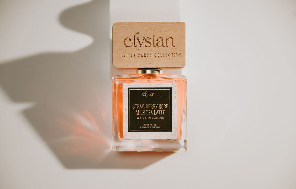 Strawberry Rose Milk Tea Latte