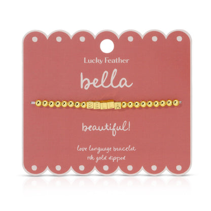 'Bella' Love Language Bracelet