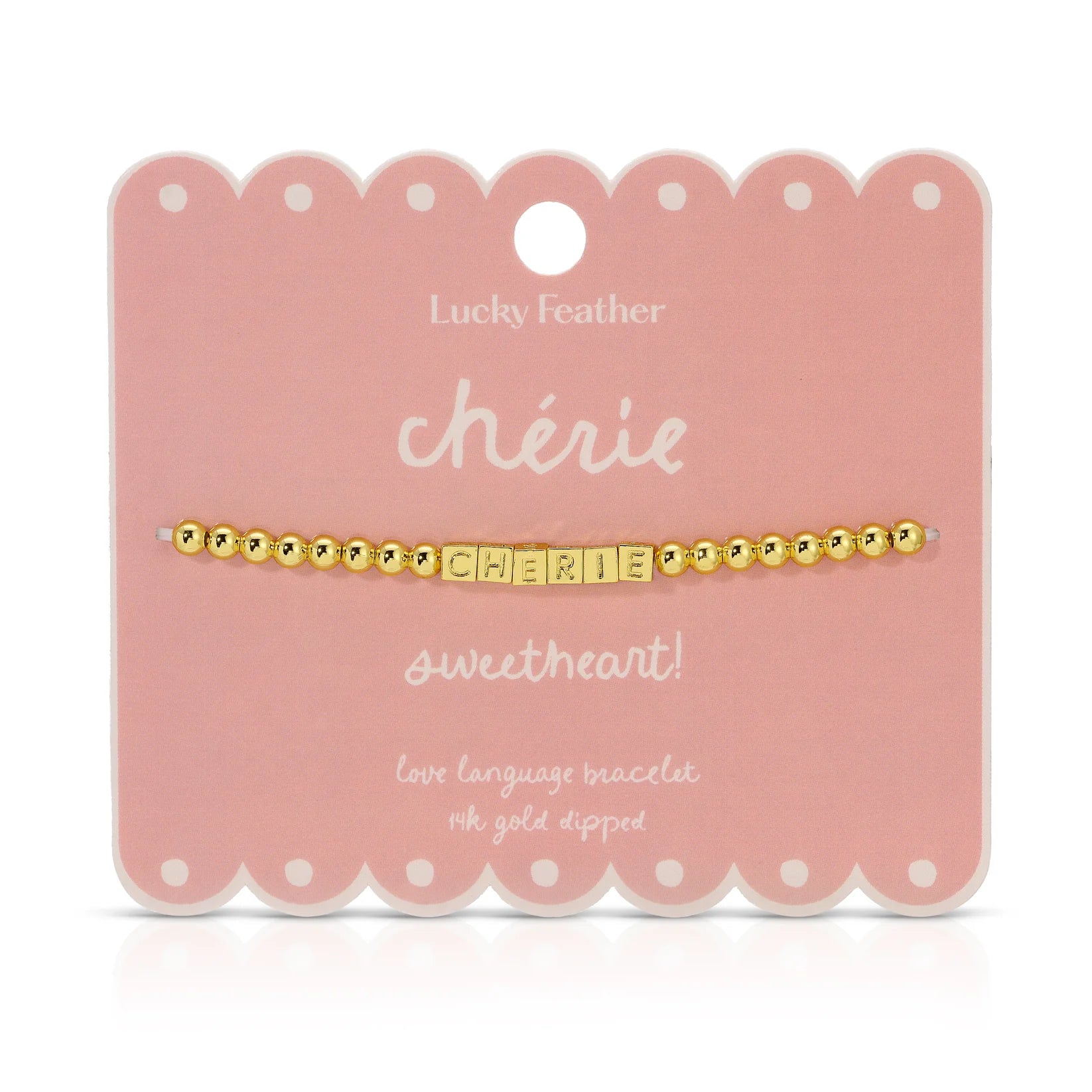 'Cherie' Love Language Bracelet