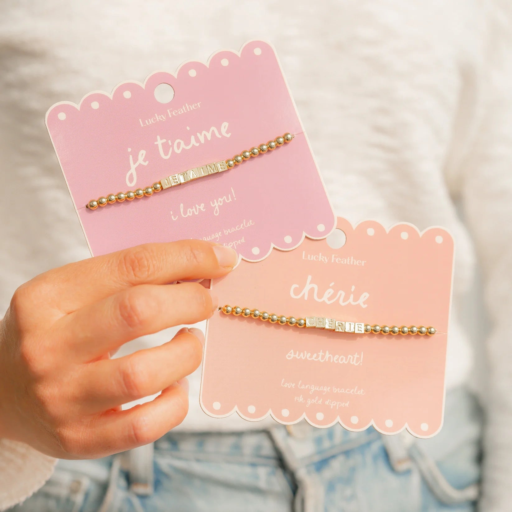 Je T’aime Love Language Bracelet