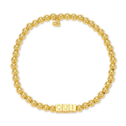 'Oui' Love Language Bracelet