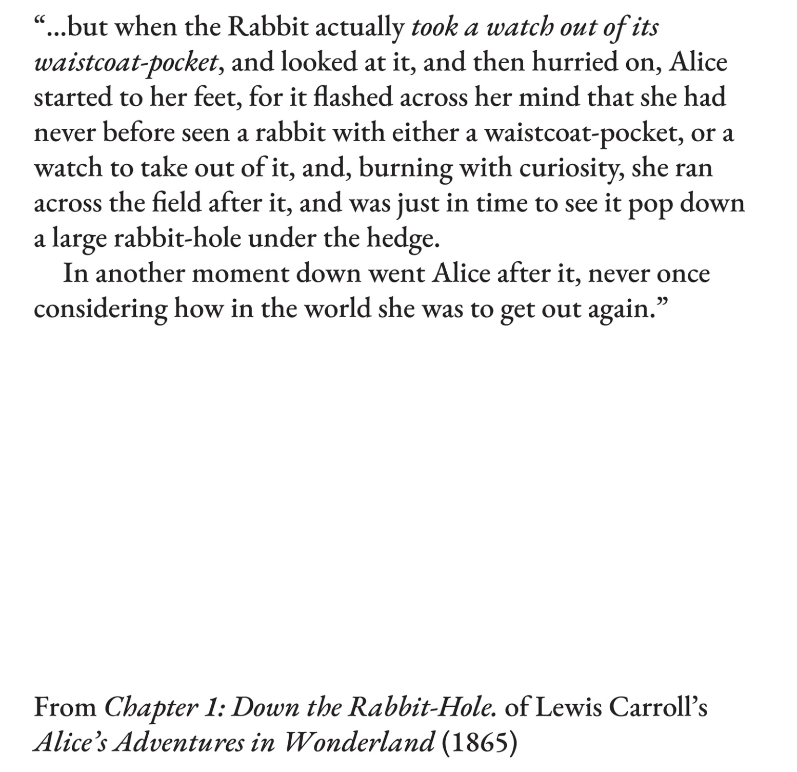 Rabbit Hole