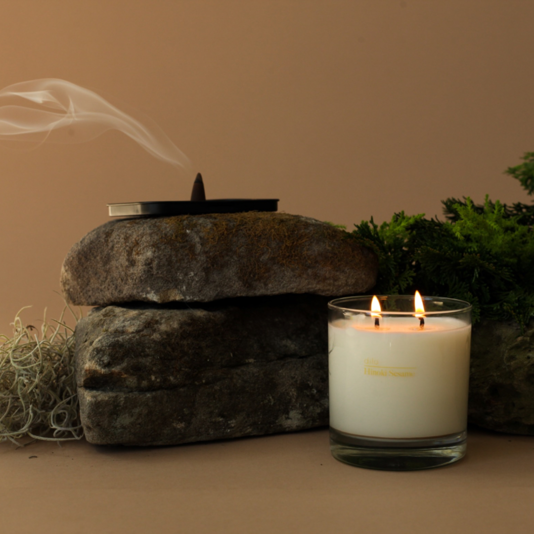 Hinoki Sesame Incense - dilo Elsewhere Collection