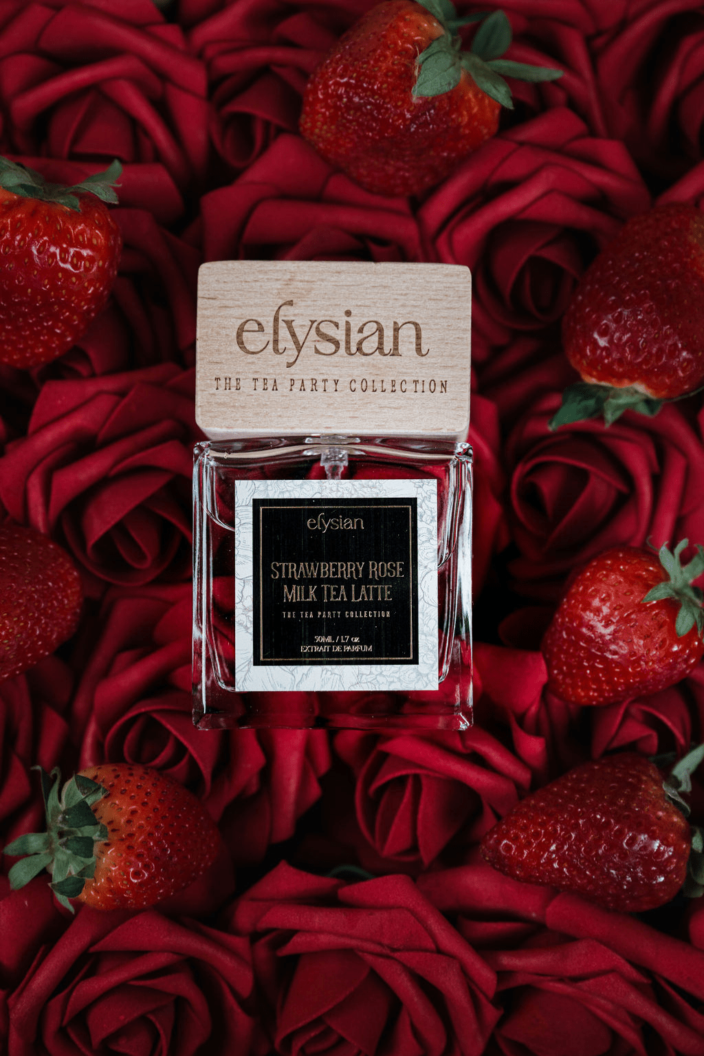 Strawberry Rose Milk Tea Latte - elysian