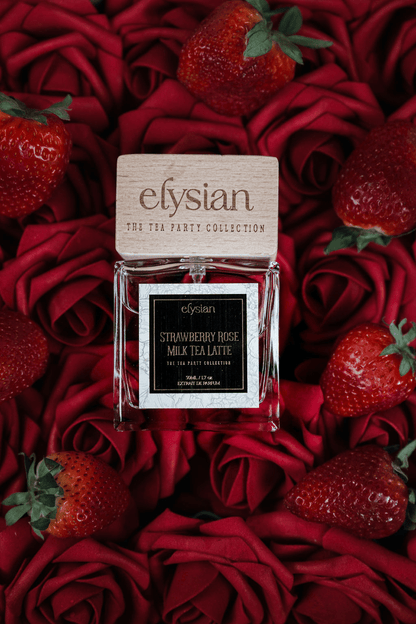 Strawberry Rose Milk Tea Latte - elysian