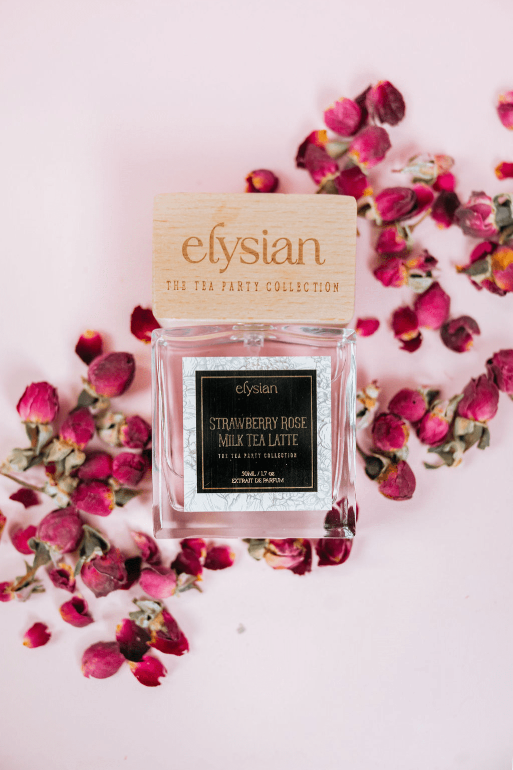 Strawberry Rose Milk Tea Latte - elysian