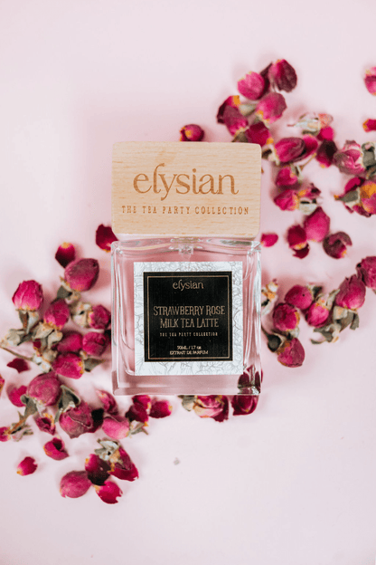 Strawberry Rose Milk Tea Latte - elysian