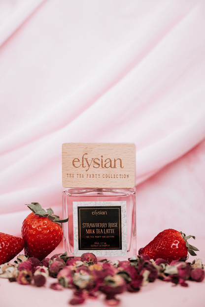 Strawberry Rose Milk Tea Latte - elysian