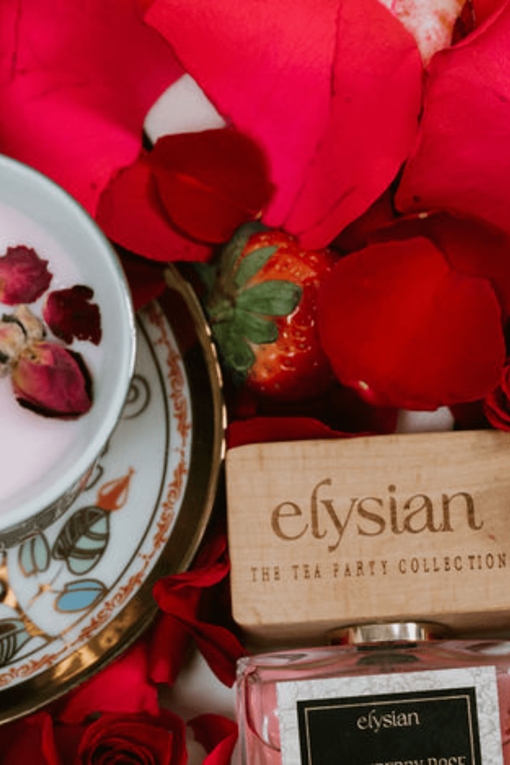 Strawberry Rose Milk Tea Latte - elysian