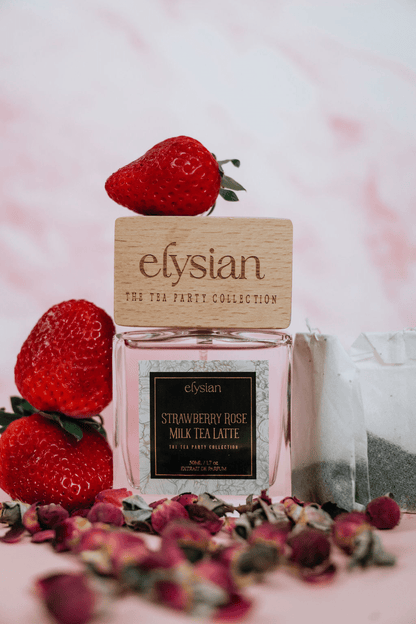 Strawberry Rose Milk Tea Latte - elysian